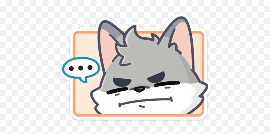 Telegram Stickers Emoji,Sadness Cat Emoticon