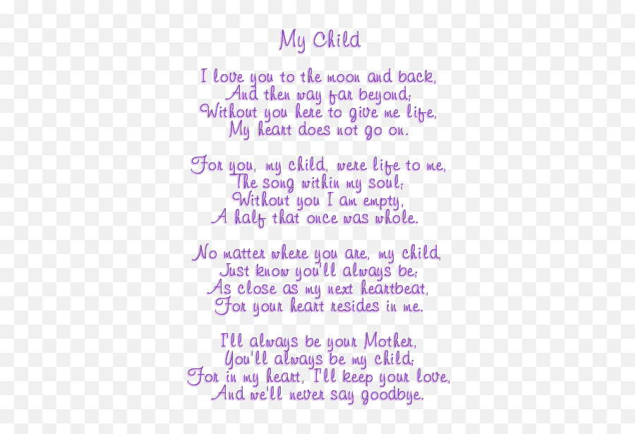 I Love U My Child Quotes - Daily Quotes Miss My Daughter Poem Emoji,Mom And Daughter Emoji