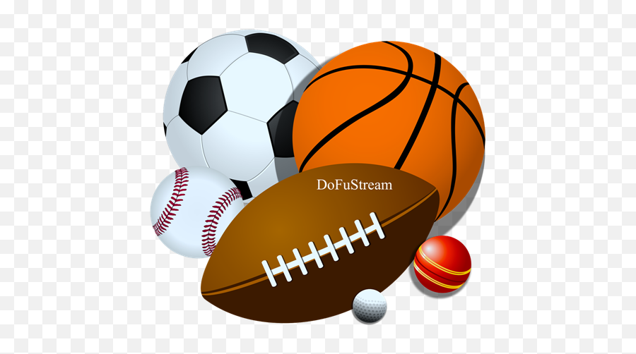 2021 Dofu Live Stream For Xfl Nfl Nba Ncaaf Mlb Nhl App - Sports Balls Clip Art Emoji,Nhl Emoji App