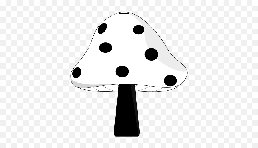 Mushrooms Clip Art Free Vector 4vector 2 - Clipartix Black And White Mushroom Emoji,Mushroom Emoji