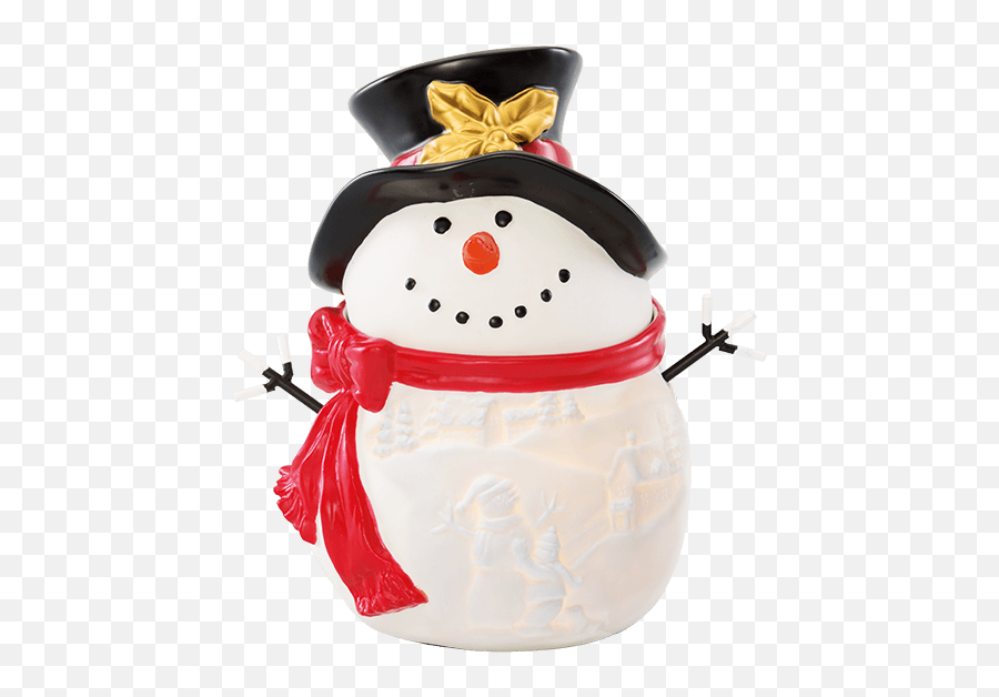 Build A Snowman Scentsy Warmer - Scentsy Snowman Warmer Emoji,Plug Emoji Hat