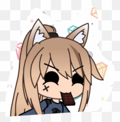 Gacha Life - Fictional Character Emoji,Emoji Chan