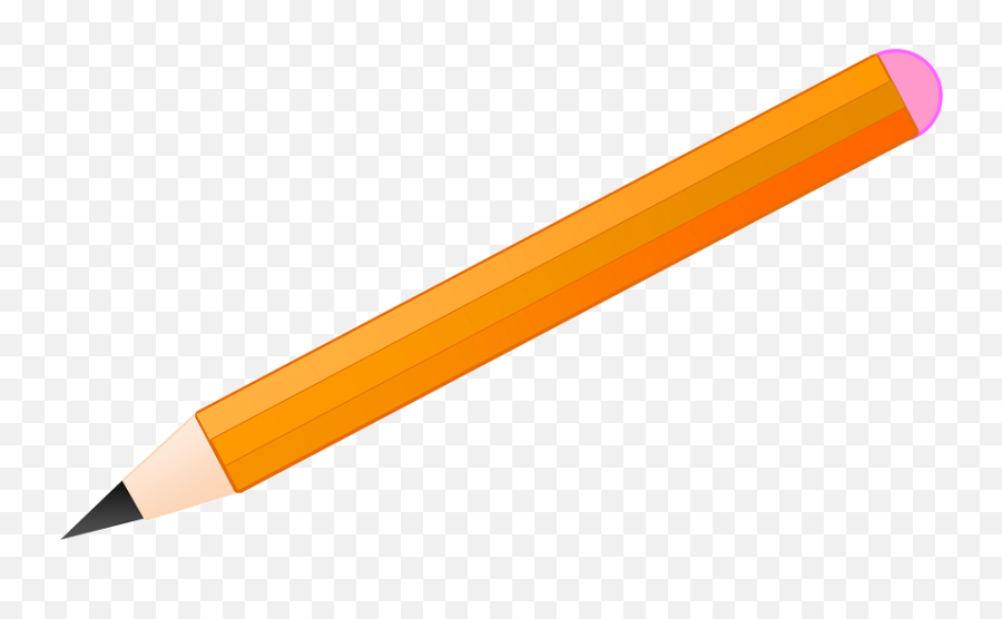 Pencil Drawing Clip Art - Short Pencil Cliparts Png Download Long Pencil Clipart Emoji,Pencil Emoji