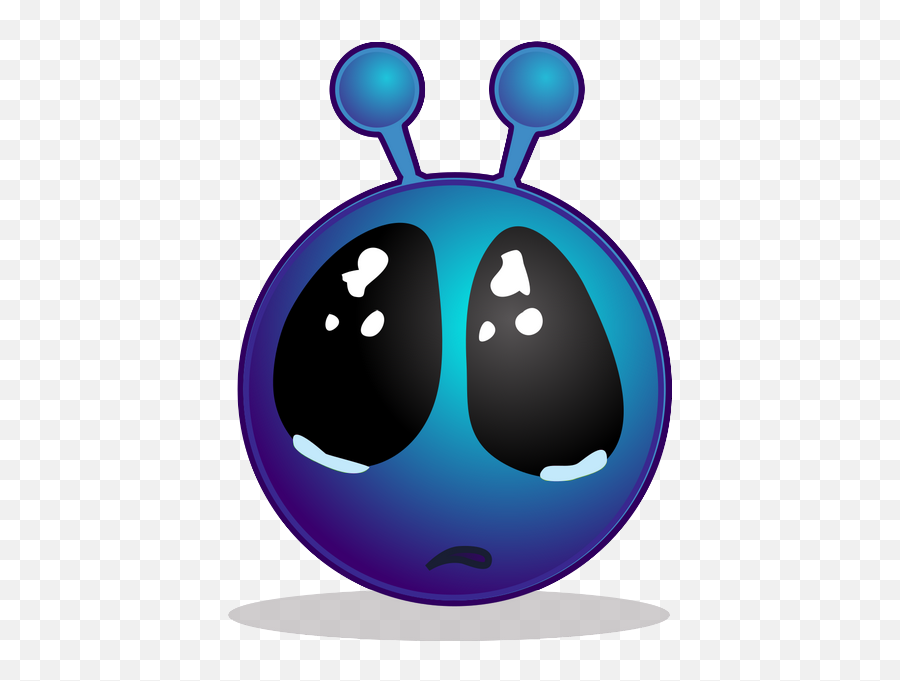 Ab Alien Bleu En Pleurs - Green Alien Face Emoji 444x600 Alien Smiley,Alien Emoji