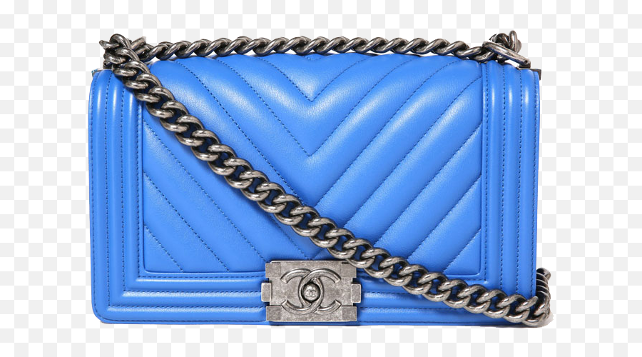 Download Blue Shoulder Fashion Chain Perfume Bag Handbag - Fashion Brand Emoji,Shoulder Emoticon