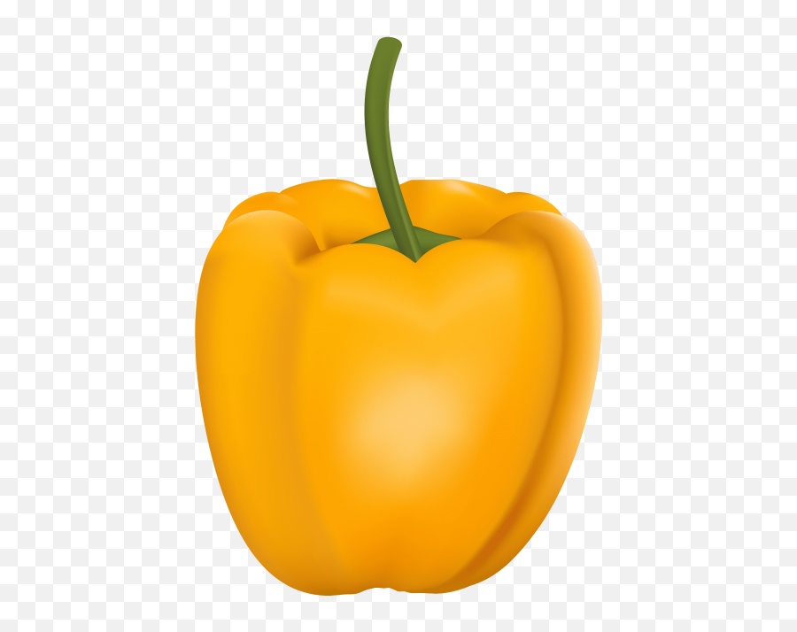 Peppers Clipart 3 Orange Peppers 3 - Yellow Capsicum Clipart Png Emoji,Bell Pepper Emoji