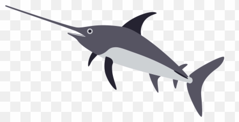Swordfish Clipart - Swordfish Clipart Emoji,Swordfish Emoji