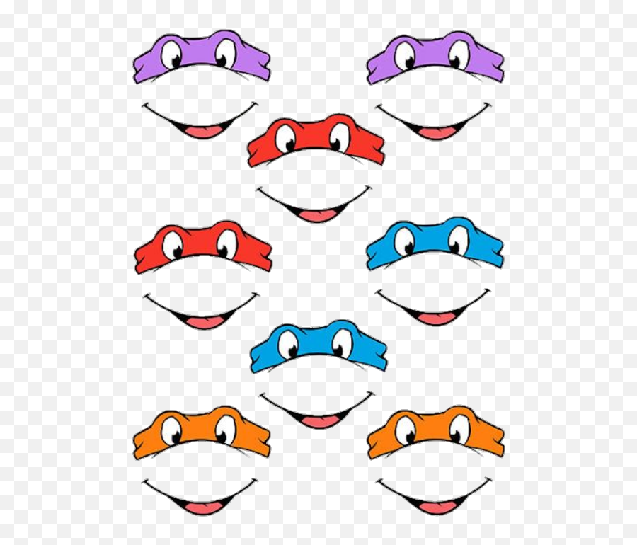 Ninjaturtle Ninja Emoji Sticker - Printable Ninja Turtle Template,Ninja Emoji