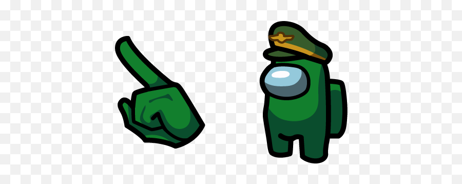 Among Us Green Character In General Hat - Among Us General Hat Emoji,Futuristic Emoji Rap