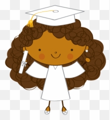 Hi Clipart Say Hello Hi Say Hello Transparent Free For - Graduation Girl Cartoon Brown Emoji,Graduating Emoji