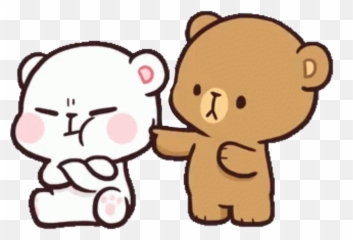 Stubborn Poke Bears Sticker - Love Tom And Jerry Cute Emoji,Stubborn Emoji
