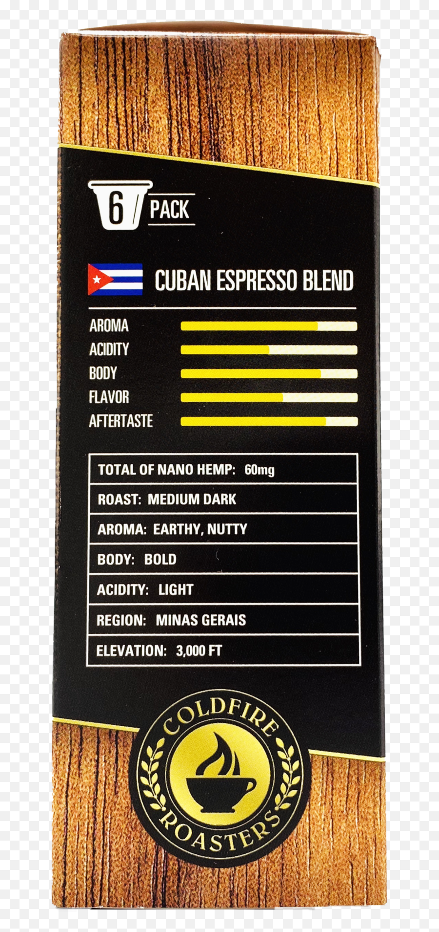 Coldfire Roasters Hemp - Infused Kcups Cuban Blis Vertical Emoji,Espresso Emoji