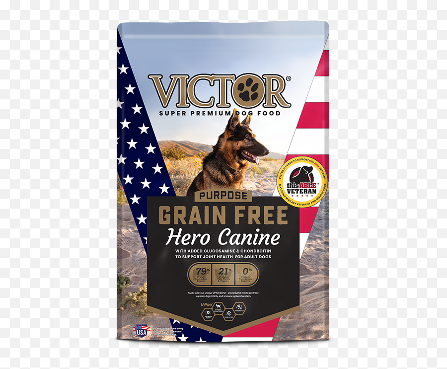 Grain Free Active Dog Puppy - Victor Grain Free Hero Canine Emoji,Dog Emotion 50% Up