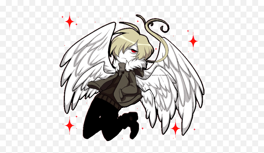 Top Bloody Angel Stickers For Android U0026 Ios Gfycat - Taffy Mogeko Emoji,Black Angel Emoji