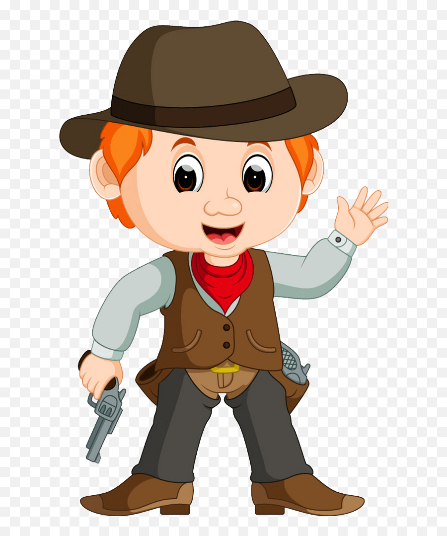Cowboy Clipart - Clipartworld Cartoon Picture Of Cowboy Emoji,Angry Cowboy Emoji