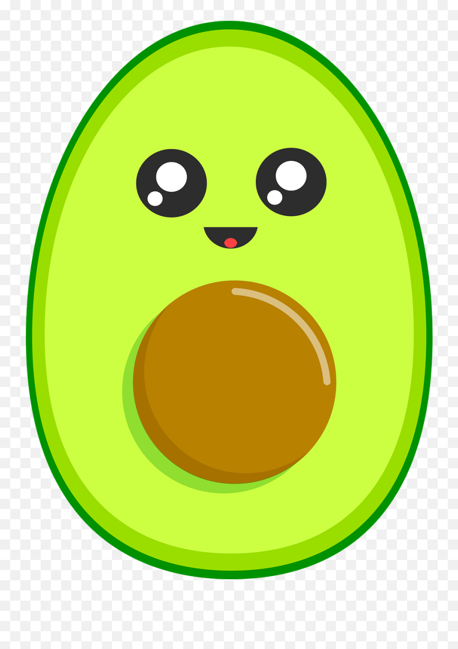 Avocado Clip Art In 2021 - Desene De Colorat Cu Avocado Emoji,Avocado And Pineapple Emojis Together