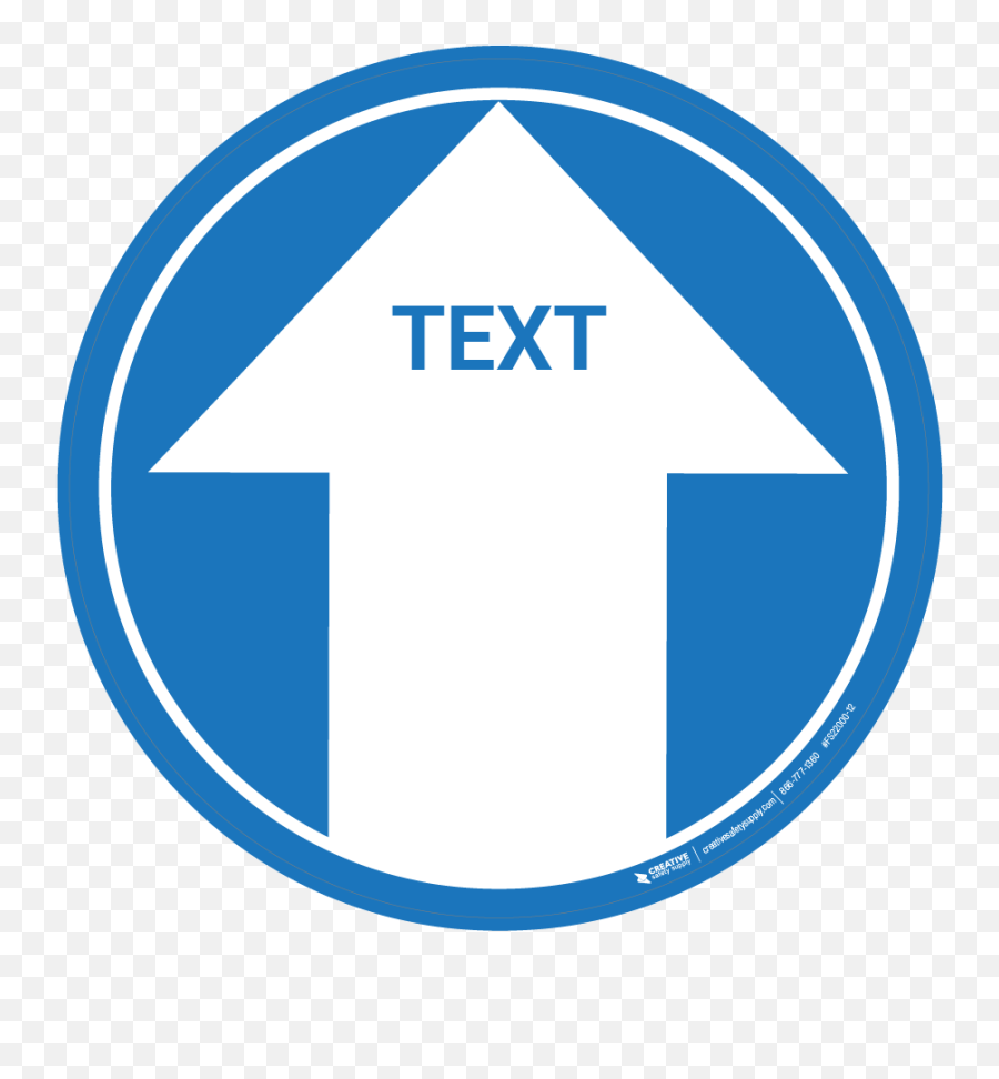 Create Custom Floor Sign Bundle - Direction Arrow Signage Emoji,Blue Block B Emoji
