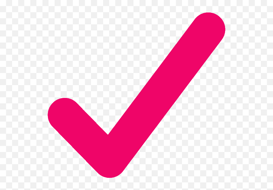 Deep Pink Checkmark Icon - Free Deep Pink Check Mark Icons Pink Check Png Emoji,Alt Emojis Checkmark