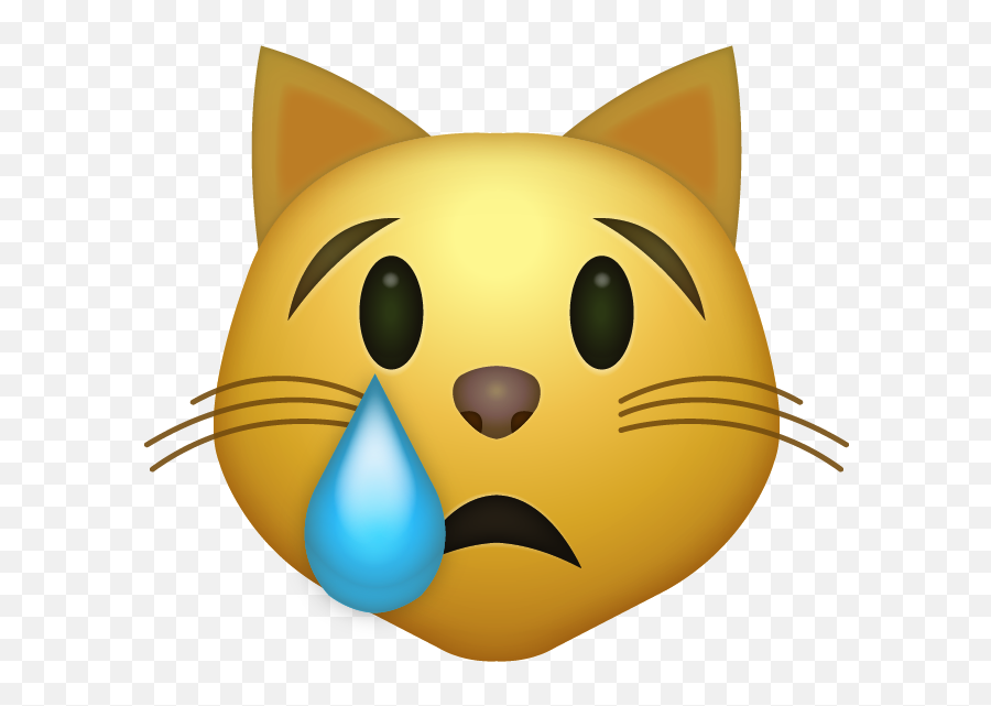 Crying Cat Emoji Download Iphone - Crying Cat Emoji Png,Crying Emoji