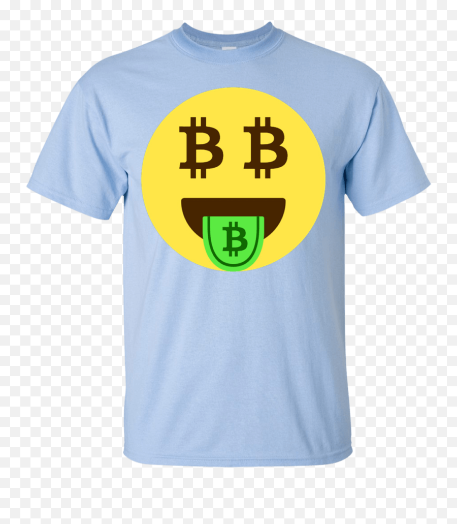 Download Hd Bitcoin Emoji T - Short Sleeve,Shirt Emoji