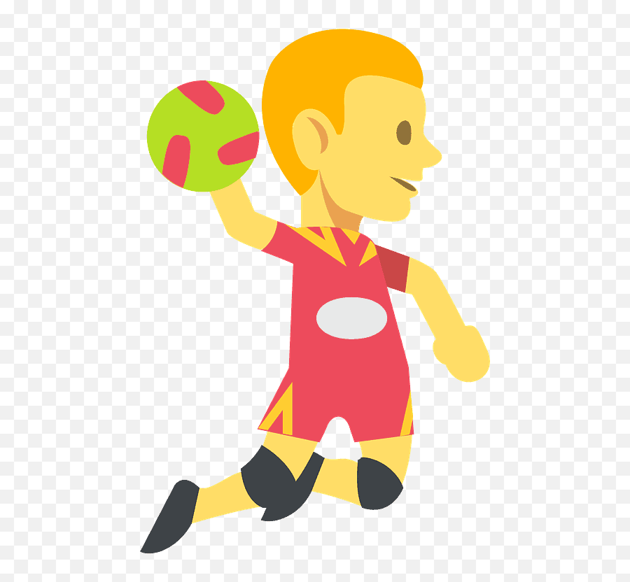 Person Playing Handball Emoji High - Handball,Soccer Player Emoji