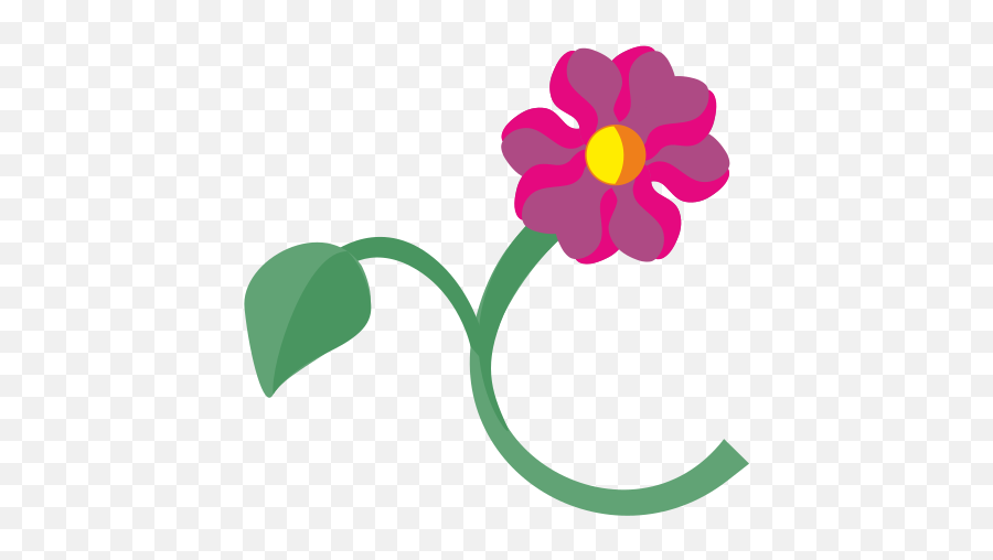 Vector Image For Logotype By Keywords Flower Cut Plant Rose - Floral Emoji,Funny Grass Cutting Emojis