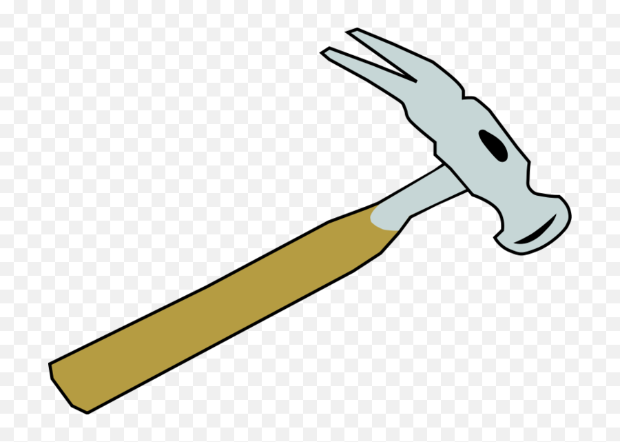 Gavel Hammer Clip Art Free Vector 4vector 2 - Clipartix Cartoon Transparent Hammer Emoji,Mallet Emoji