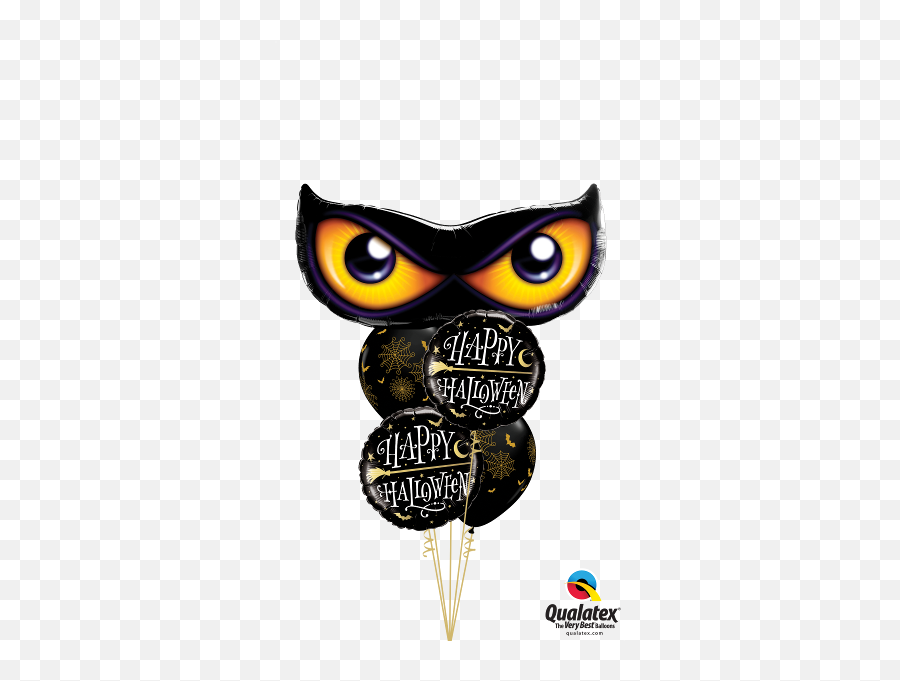 Happy Halloween Emoticon U2013 Funtastic Balloon Creations - Scary Eyes Halloween Emoji,Spooky Emoticon