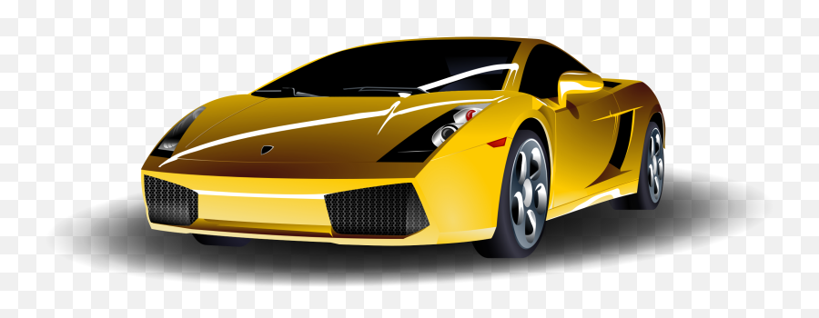 Gold Lamborghini Clip Art Image - Clipsafari Transparent Sport Car Clipart Emoji,Corvet Emoji