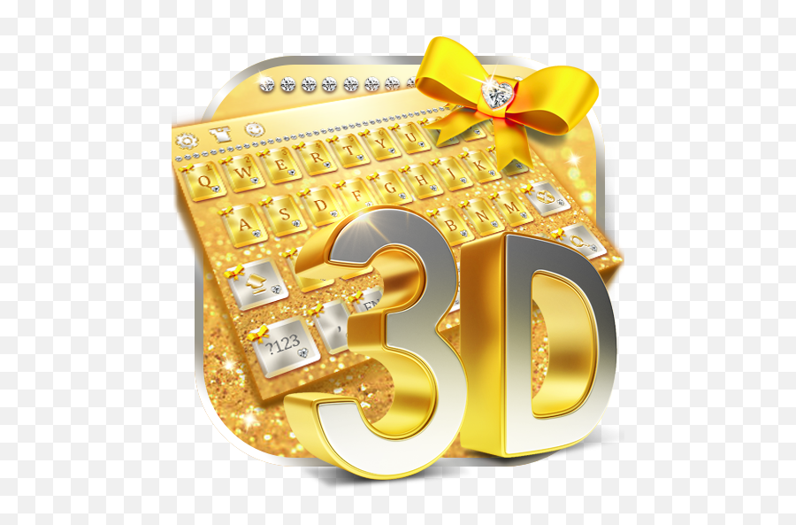 3d Gold Diamond Keyboard Apk 10001003 - Download Apk Latest Girly Emoji,Diamond Computer Emoticon