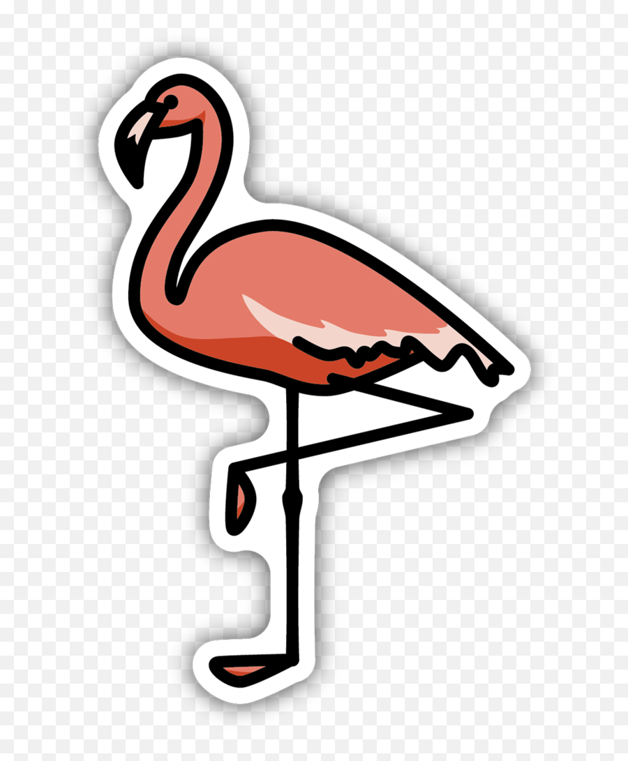 Tagged - Flamingo Sticker Emoji,Sandra Boynton Digital Sticker Emoticon