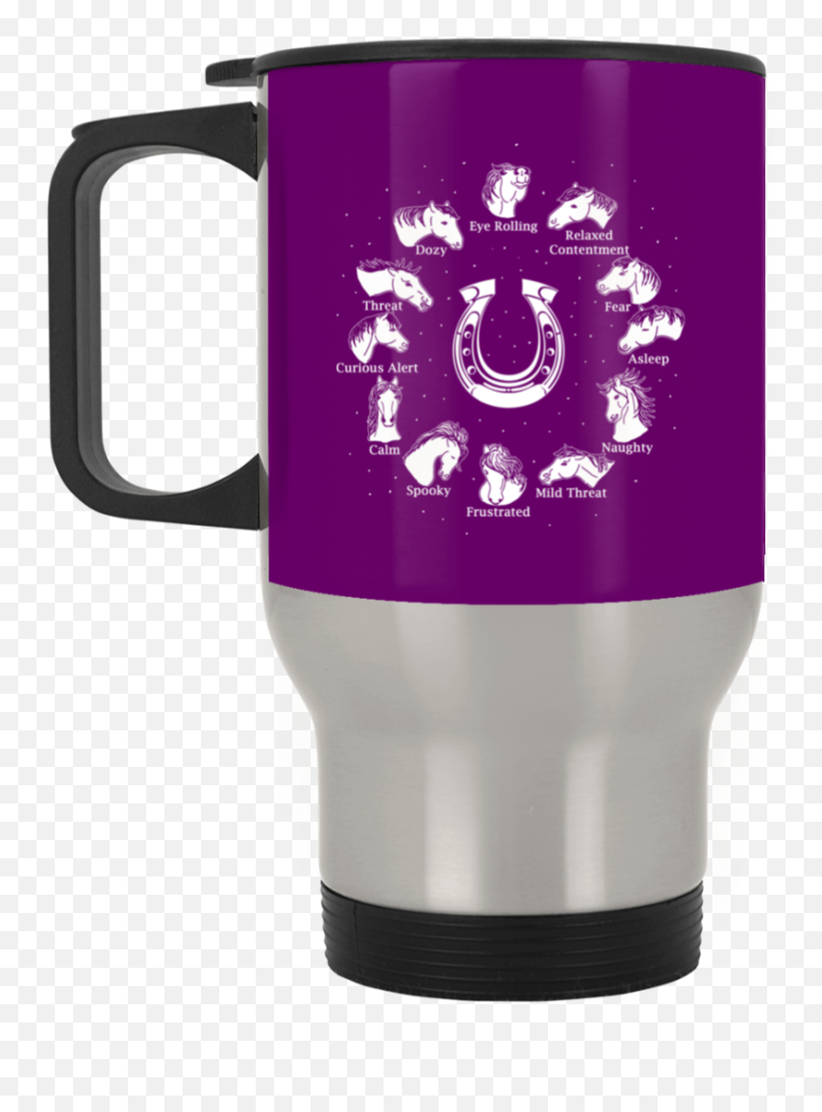 Emotions And Feelings Of The Horse Daily Mug - Gift For Crush Emoji,Emotions Of Purple