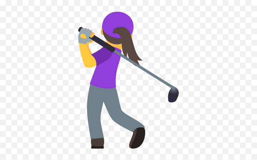 Emoji U200d Una Mujer Jugando Al Golf Wprock - Golf Femme Png,Emojis De Whatsapp Nino Con Las Manos Levcantsdas