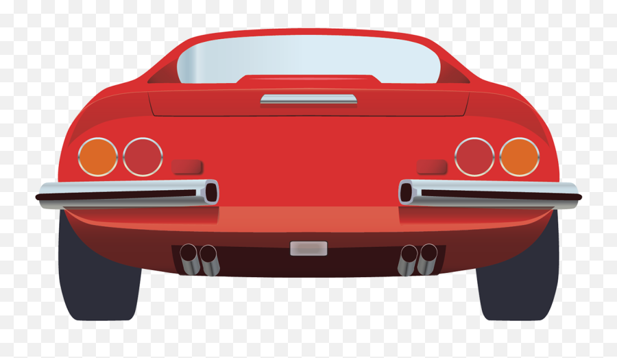 246 Dino Gt - Illustrator Rendering On Behance Automotive Paint Emoji,Automobile Emojis