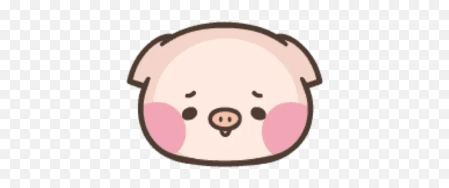 Cute Pig 4 By You - Sticker Maker For Whatsapp Emoji,Pig Kawaaii Emoticon