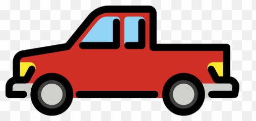 Pickup Truck Emoji - Truck Emoji Copy And Paste,Pickup Truck Emoji