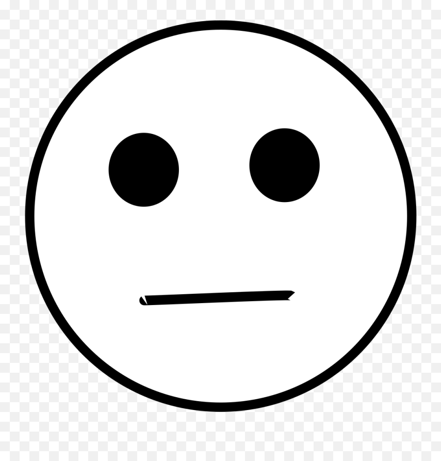 Unsure Smiley Face Svg Vector Unsure Smiley Face Clip Art Emoji,Black Bird Emoticon