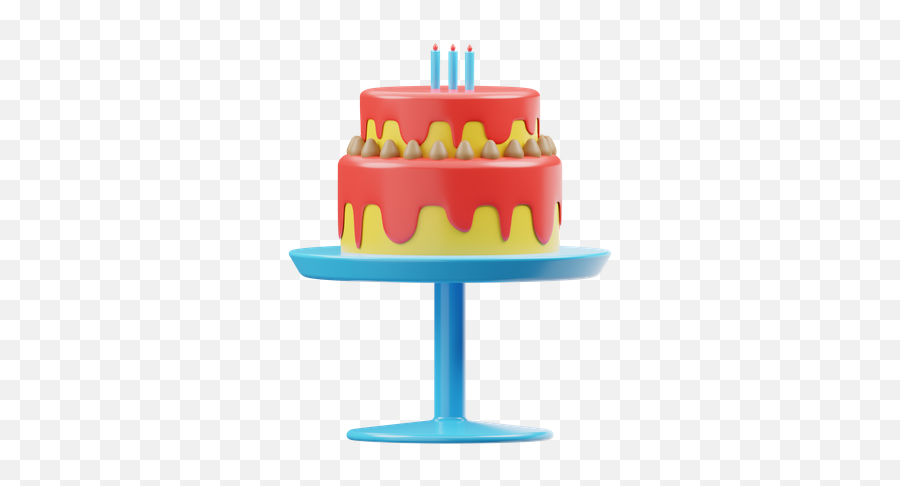 Birthday Cake 3d Illustrations Designs Images Vectors Hd Emoji,I Love Cake Emoji
