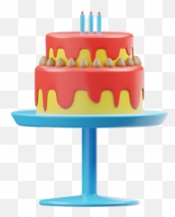 Birthday Cake 3d Illustrations Designs Images Vectors Hd Emoji,I Love Cake Emoji