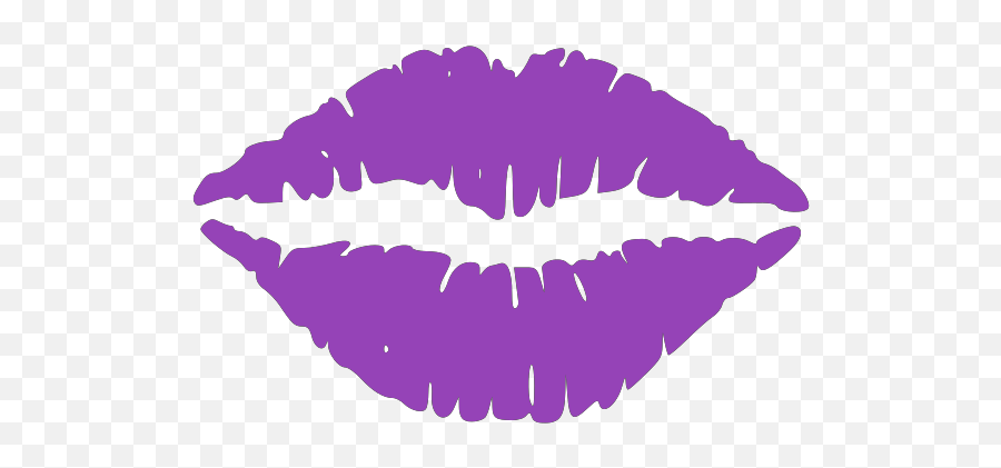 Purple Lips Svg Vector Purple Lips Clip Art - Svg Clipart Emoji,Poouty Emoticon