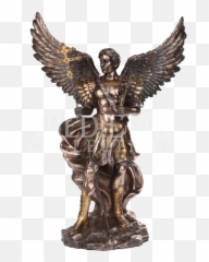 Kunst Archangel Saint Gabriel Messenger Of God With Cross 15 - Angel Emoji,Rosie The Riveter Emoji