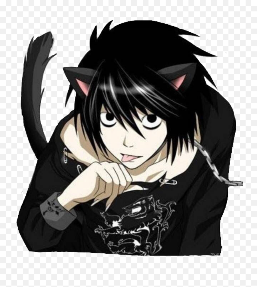 Largest Collection Of Free - Toedit Lightyagami Stickers Emoji,Handcovering Mouth Emoji