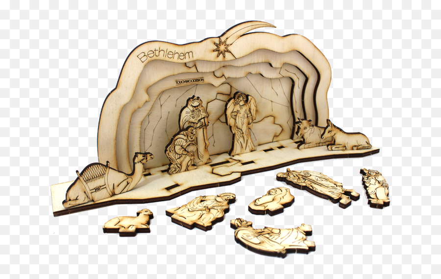 3d Puzzle U2013 Nativity Scene U2013 Small Emoji,Jewish Temple Emoji