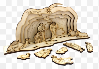 3d Puzzle U2013 Nativity Scene U2013 Small Emoji,Jewish Temple Emoji