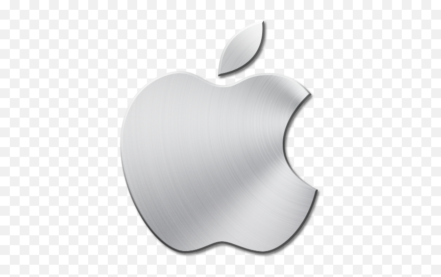 Apple Icon - Silver Apple Logo Png Emoji,Apple Logo Emoji