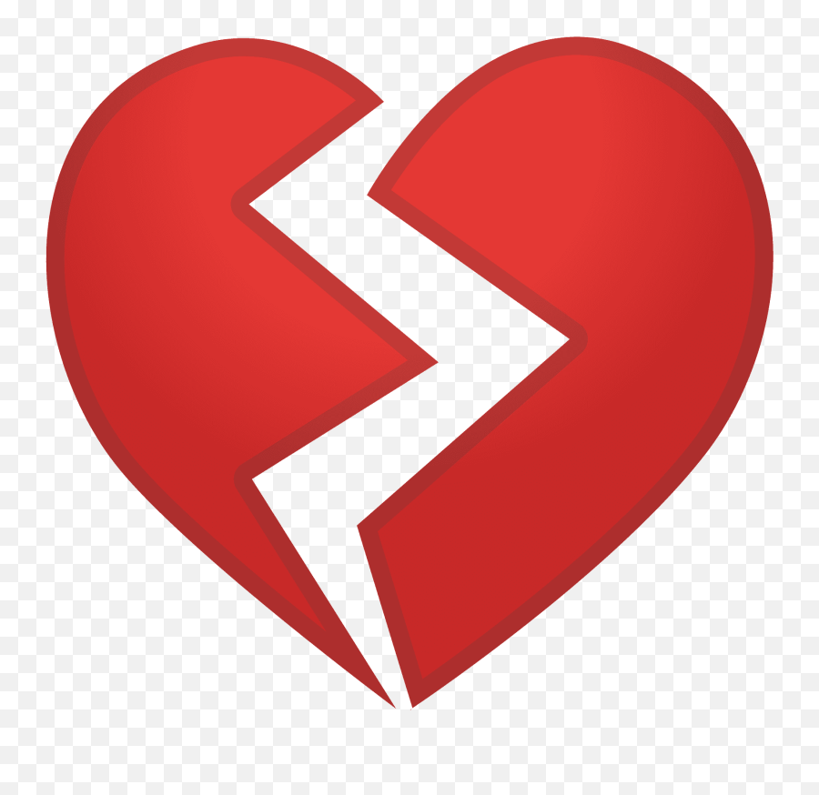 Broken Heart Icon - Broken Heart Emoji Transparent,Revolving Heart Emoji