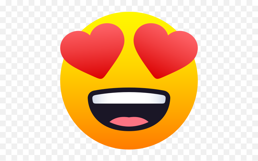 Emoji Smiling Face With Eyes In Heart - Emoji Ojos De Estrella,Heart Face Emoji