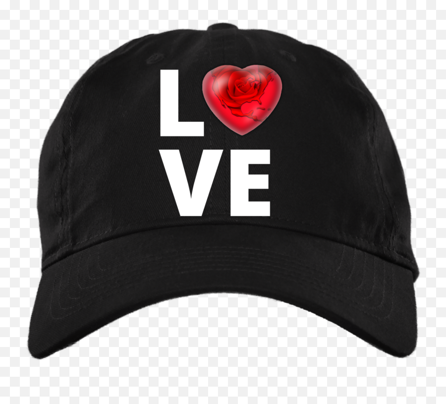 Love Brushed Twill Unstructured Adjustable Hat - For Baseball Emoji,Emoji Dad Cap