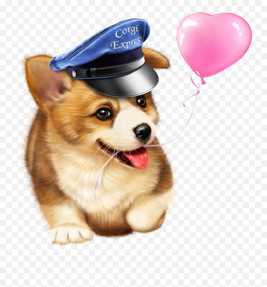 Pin By Diana B On Dogs Corgi Art Corgi Dog Cute Animals - Balloon Emoji,Jiff Emoji