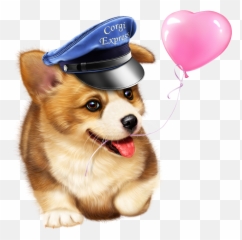 Pin By Diana B On Dogs Corgi Art Corgi Dog Cute Animals - Balloon Emoji,Jiff Emoji